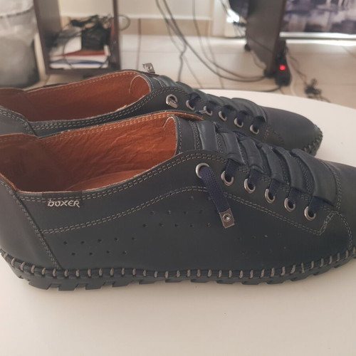 Boxer casual shoes size 41 new, dark blue