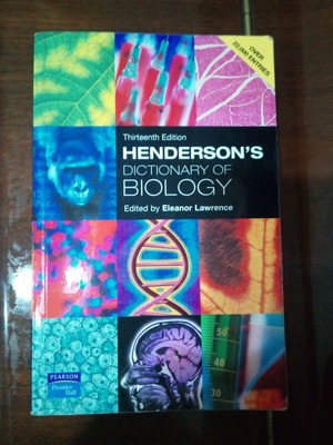 Henderson's Dictionary of Biology σαν καινούργιο, αγγλικό λεξικό βιολογίας