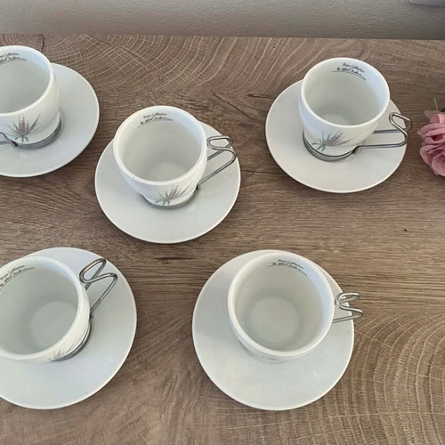 Bravo Collection Makis Tselios porcelain cup set of 5, new