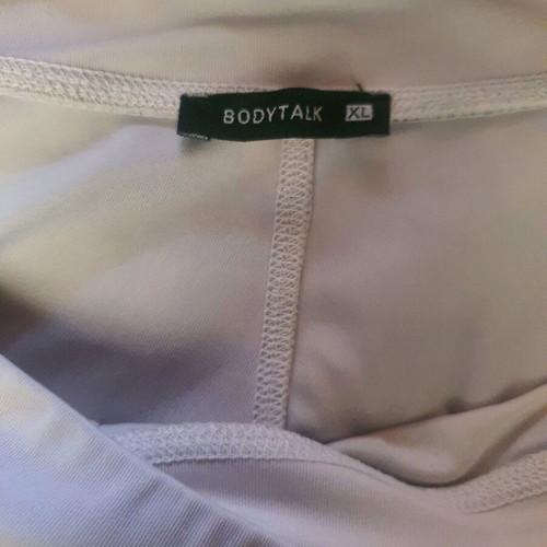 Κολάν Body Talk XL μεταχειρισμένο σε ελαστική φόρμα άσπρο και γκρι