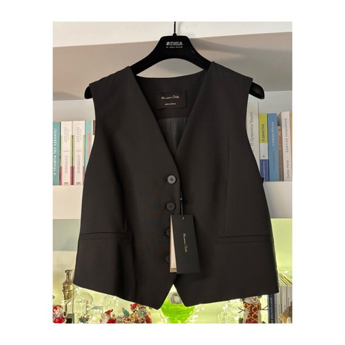 Massimo Dutti vest new, black, size Medium