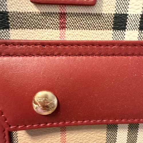 Burberry tote bag red new with all accessories and receipt