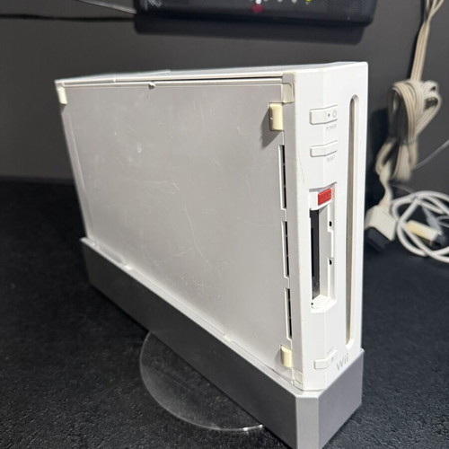 Nintendo Wii console used, boxed with black controller