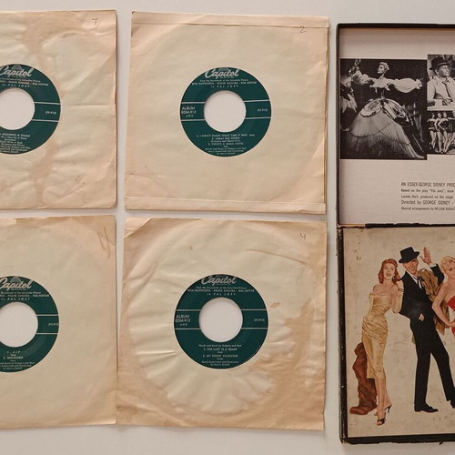 Vintage Pal Joey 45 RPM Records Set of 4 used, Capitol Records