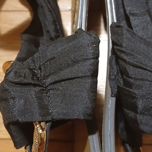 Hookipa black handmade sandals with black ribbons size 37 like new