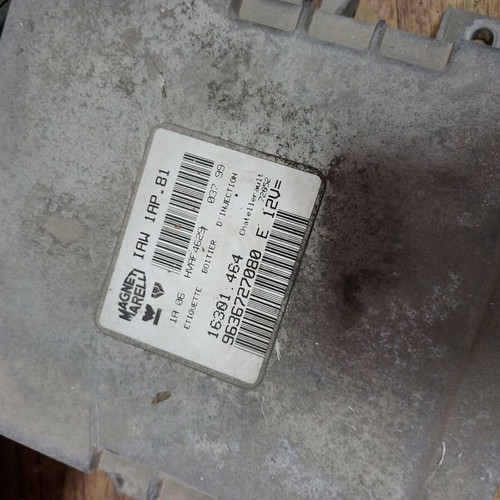 Engine computer ECU 9636727080 E for Peugeot 206 IAW1AP.81