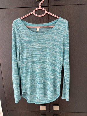 Springfield women's knitted blouse turquoise like new, size M