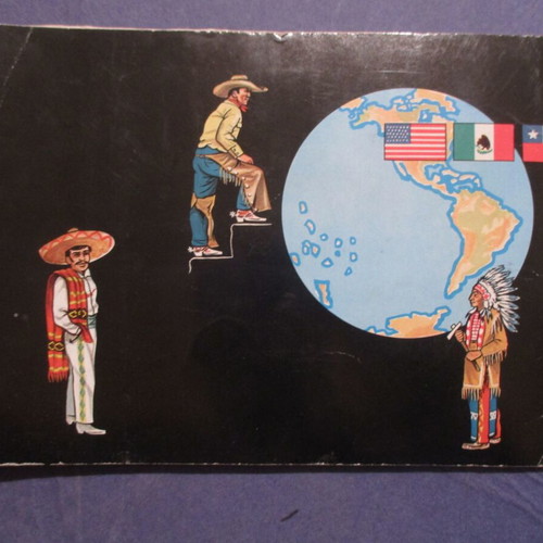 Melo album used, national costumes, decorative