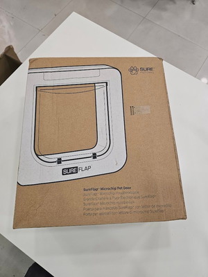 Sure Petcare SureFlap SUR101 μικροτσίπ πόρτα για γάτες και μικρά σκυλιά νέα, λευκή