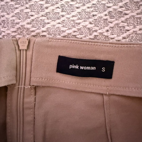 Pink Woman mini skorts, beige, size M
