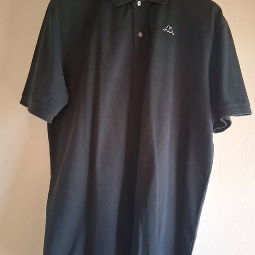 Kappa short-sleeve shirt black like new, size XXL