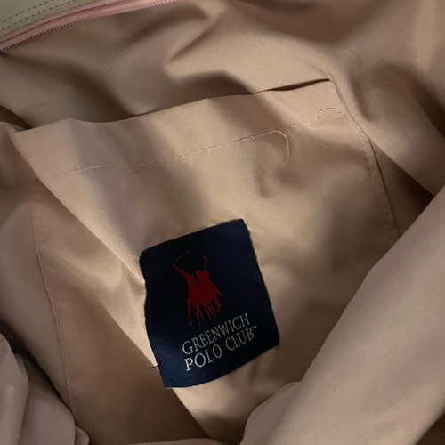 Beach bag used with added zipper