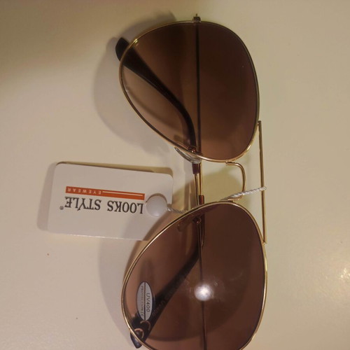 Look Style unisex sunglasses, brown