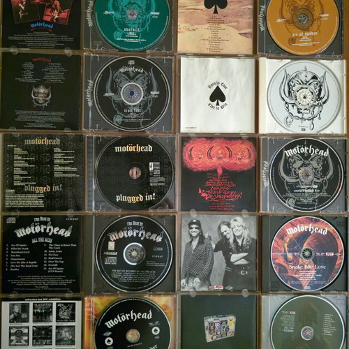 Motörhead CD collection, 14 CDs, first editions & special editions