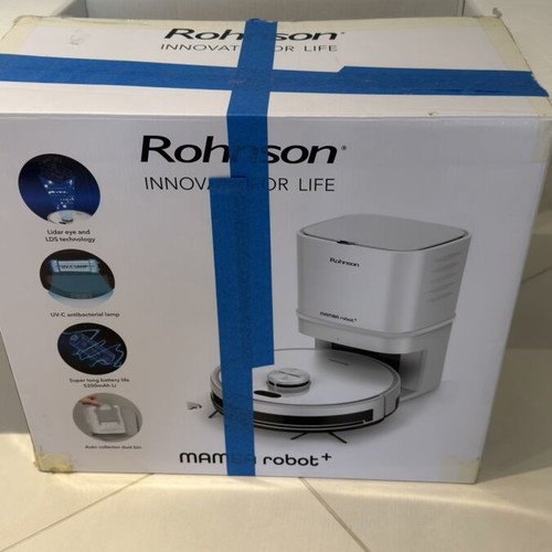 Rohnson Mamba Robot+ robotic vacuum with self-cleaning station, like new