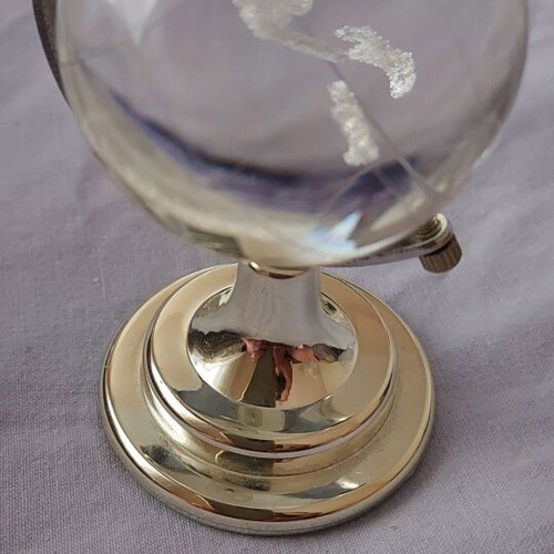 Globe paperweight like new with Johnnie Walker