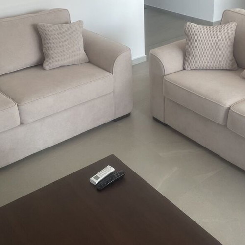 Set of 2 living room sofas, waterproof fabric