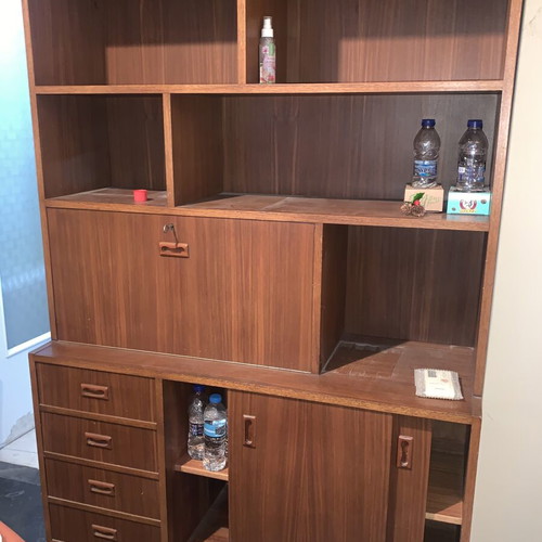 Bookcase made of solid wood used