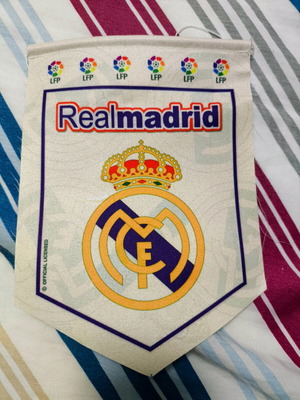 Real Madrid pennant used