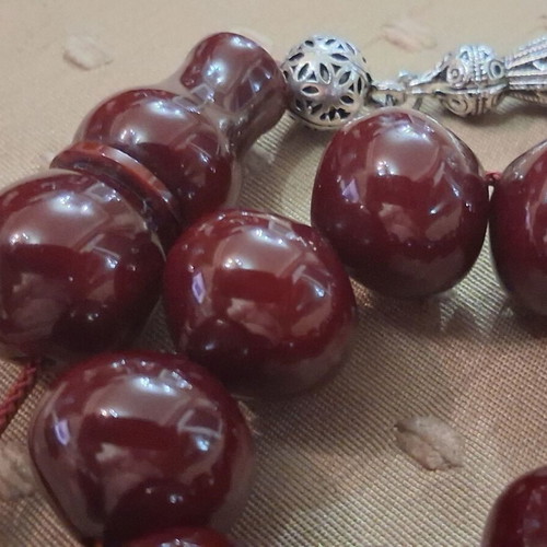 Bakelite komboloi worry beads, Damascus 1998