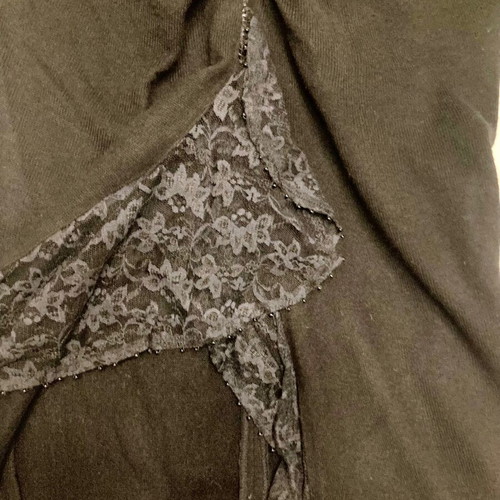 Wool dress used with lace black size M