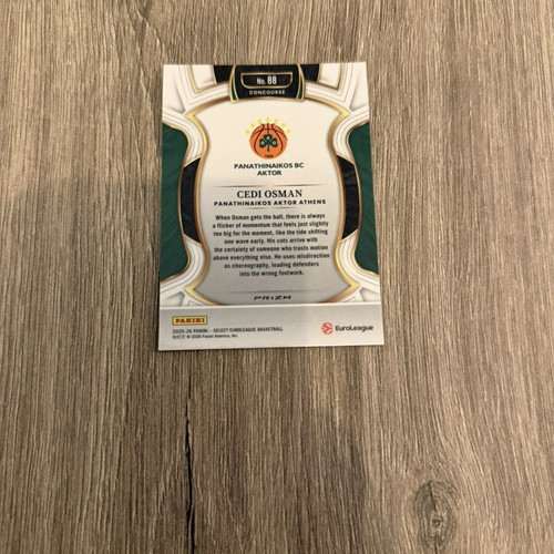 Select Panini Cedi Osman Prizm Concourse card like new