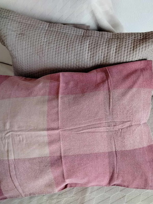 Ζεύγος μαξιλαροθήκες ΙΚΕΑ σαν καινούργιο, 100% βαμβάκι φανέλα 50x70