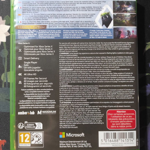 Kena Bridge of Spirits Premium Edition Xbox Series X like new
