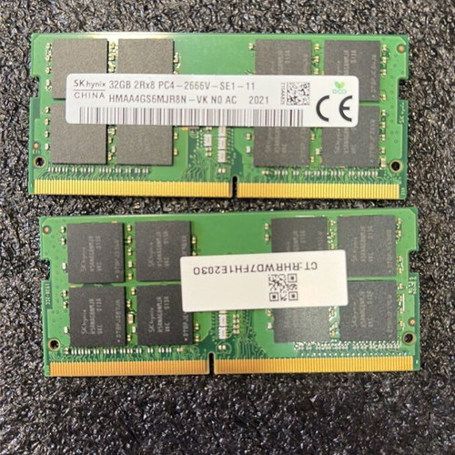 64GB (2x32GB) DDR4 SK-hynix PC4-2666V RAM like new