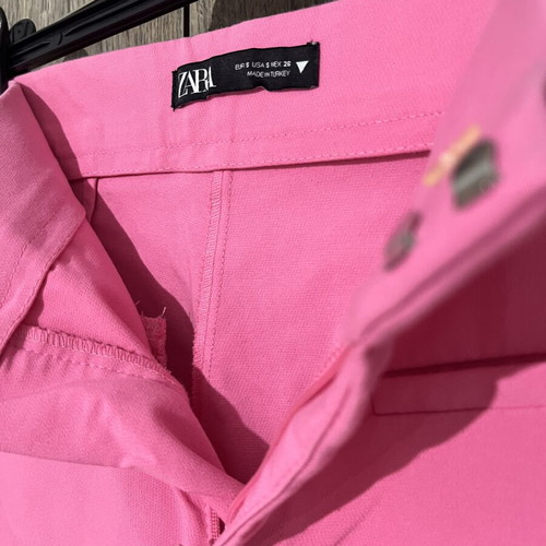 Zara women's pink pants size S like new