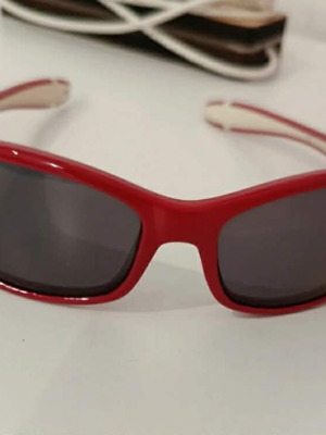 Polaroid kids polarized sunglasses used, red