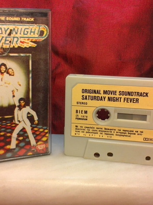 Saturday Night Fever cassette used, original soundtrack pop