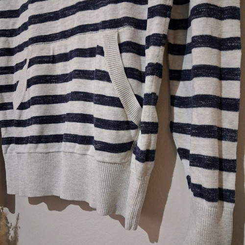 Spring sweatshirt H&M like new, men's, white and blue, size S