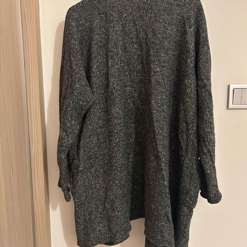Zara long grey panofori like new, size L