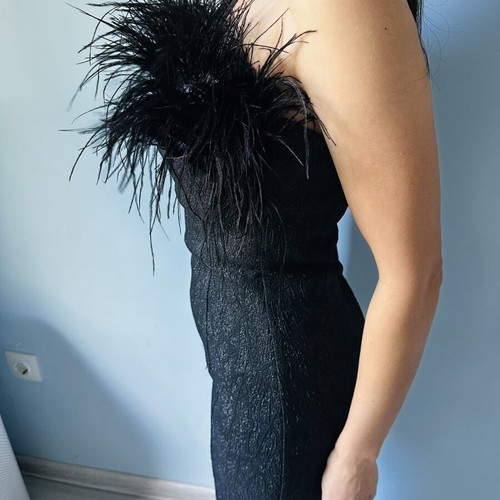 Junona dress black like new, worn once, size XS