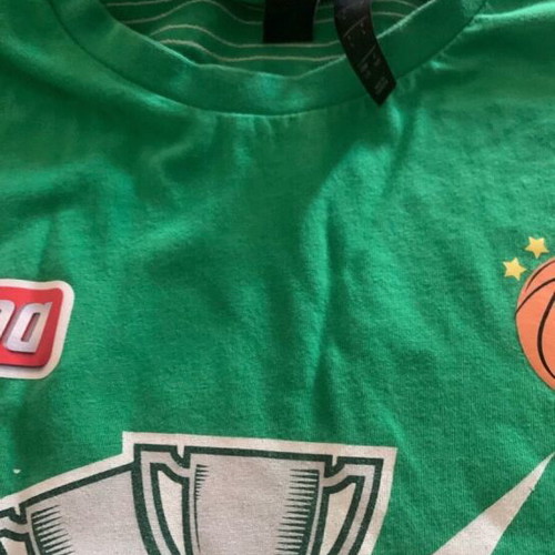 Adidas Panathinaikos T-shirt Large and Admiral Sleeveless Basket XL like new