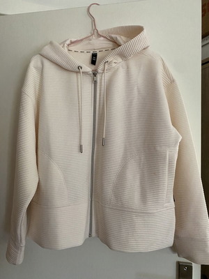 DKNY unisex jacket white cream size large like new