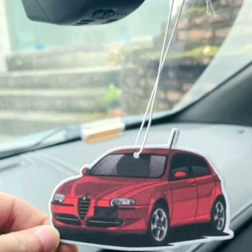 Alfa Romeo car air freshener new with models 147-156-159-Mito-Giulia