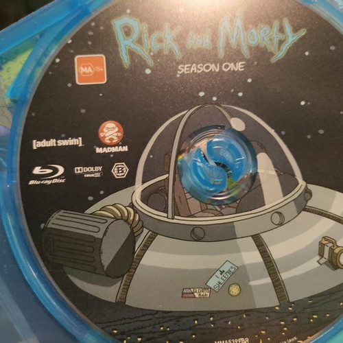 Rick and Morty Season One Blu-Ray like new, Australian import, English subtitles