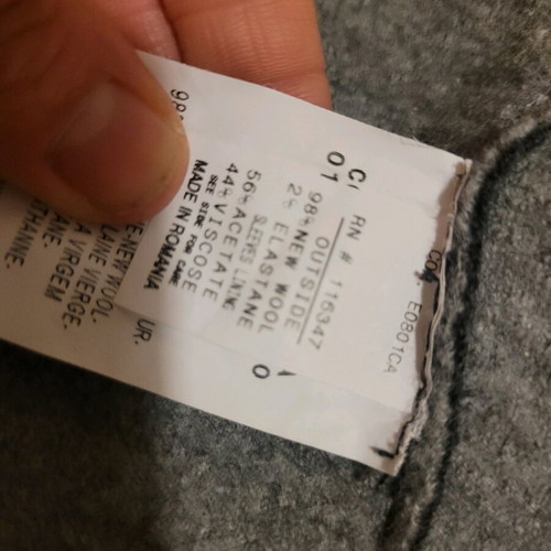Henry Cottons wool blazer like new, gray, size M