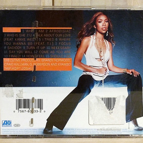 Brandy Afrodisiac CD like new, R&B / Soul