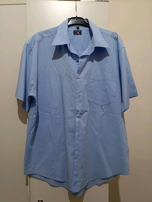 Men's short-sleeve shirt Large sky blue like new