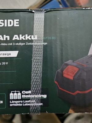 Μπαταρία Parkside 20V 4Ah καινούργια, σειρά X 20V