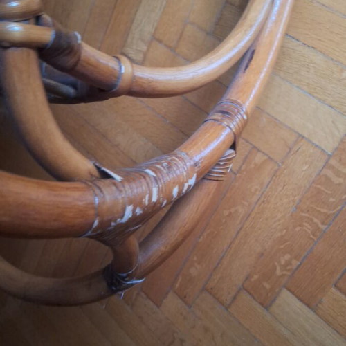 Vintage bamboo rattan rocking chair Boxo luxury like new