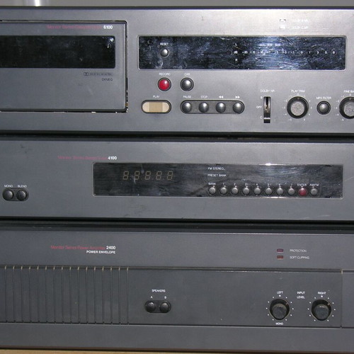 NAD Vintage Stereo System used with Amplifier 2400 Envelope, Preamp 1000, Cassette Player, Tuner