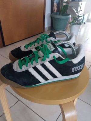 Adidas Shoes Kick Mexico 70 μεταχειρισμένα, μέγεθος 42 2/3, μαύρο και άσπρο