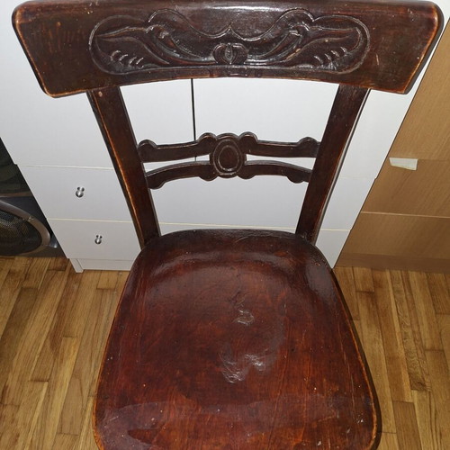 Spanish chair used with carving