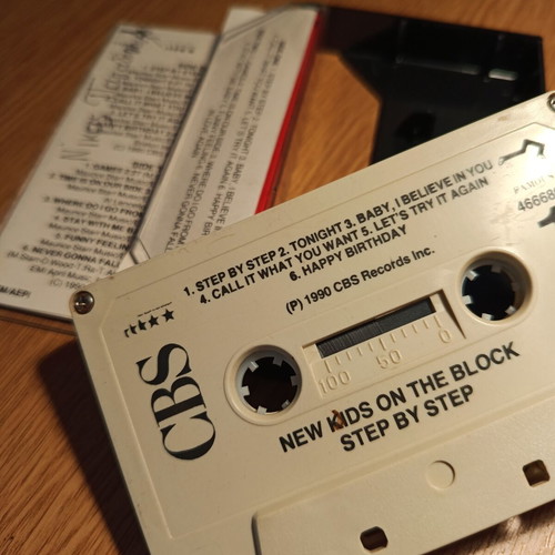 New Kids on the Block cassette tape 1990 like new, pop