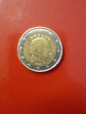 2€ Coin Collectible Monaco Prince Alberto like new