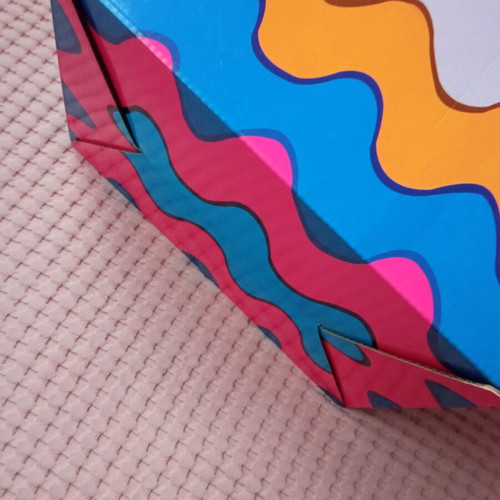 Storage box like new with three drawers, paper